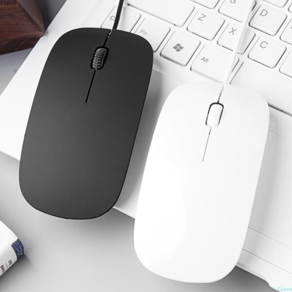 1600 DPI USB Optical Wired Computer Mouse 2.4G Receiver Super Slim Mouse for PC Laptop Gaming Accessories Laptop Accessories - Image 2
