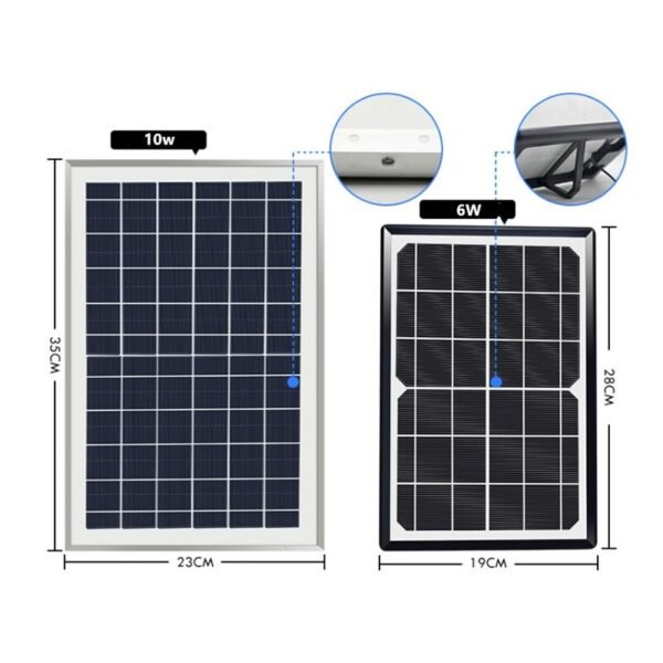 9V Solar Panel /5W 10W Solar Powered Water Pump/solar Pump with battery charge 5200mA 4400mA Fountain pump/fish tan - Image 3