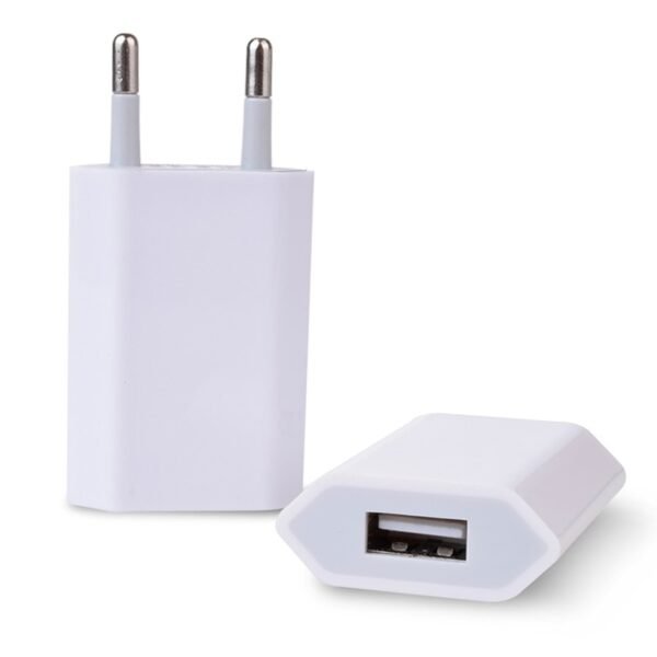 High Quality European EU Plug USB AC Travel Wall Charging Charger Power Adapter For Apple iPhone x 9 8 7 6 6S 5 5S 4 4S 3GS - Image 2