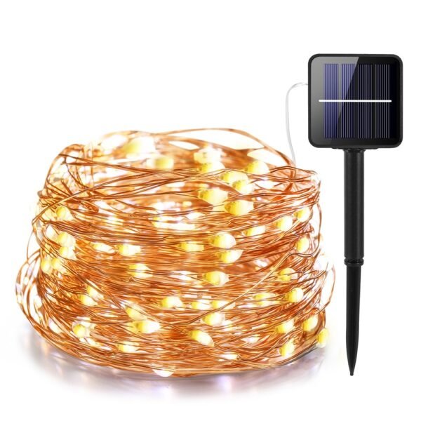 IR Dimmable 11m/21m/31m/51m LED Outdoor Solar String Lights Solar Lamp for Fairy Holiday Christmas Party Garland Lighting Luz