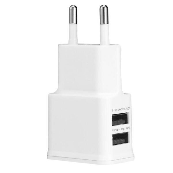 USB Phone Charger 5V 2A 1 2 USB Port Phone Charging Adapter Travel EU Plug Power Supply For Iphone Samsung Huawei Xiaomi Xiaomi - Image 4