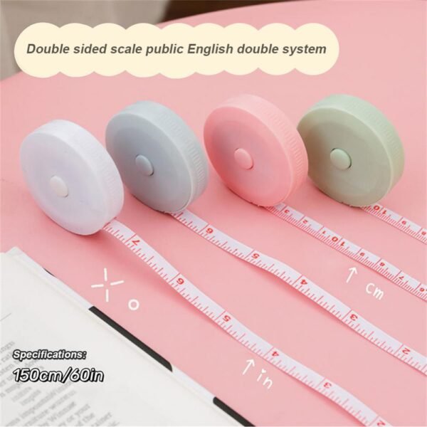 1.5m/60inch Soft Tape Measure Double Scale Ruler Body Sewing Flexible Ruler For Weight Loss Body Measurement Sewing Tailor Craft - Image 2