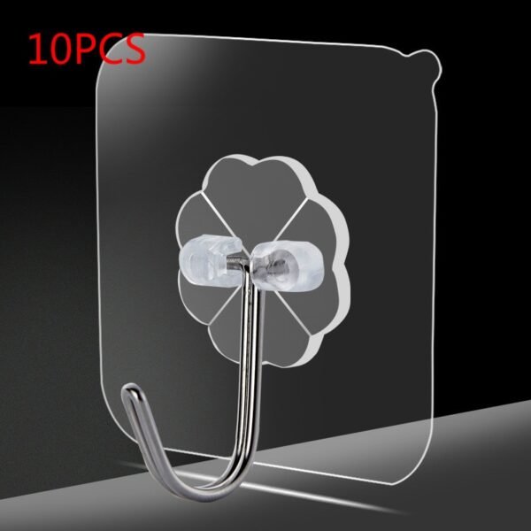 10/20Pcs Transparent Strong Wall Hangers Hooks Suction Heavy Load Rack Cup Sucker for Kitchen Bathroom Hooks for Hanging
