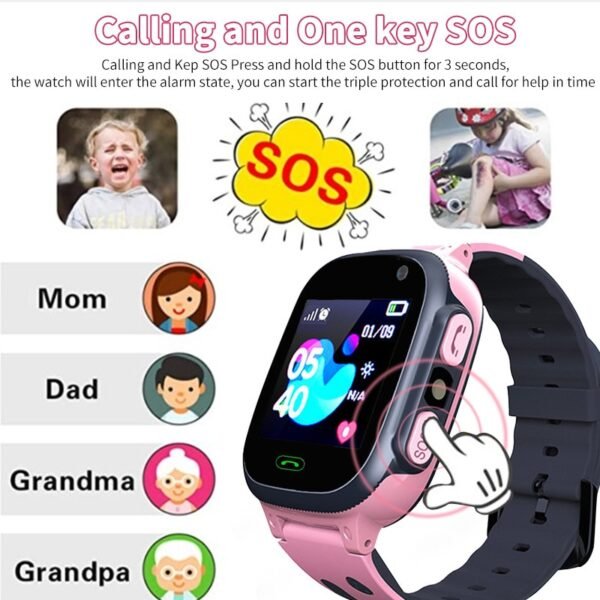 2022 XIAOMI Kids Watches Call Kids Smart Watch For Children GPS SOS Waterproof Smartwatch Clock SIM Card Location Tracker Child - Image 2