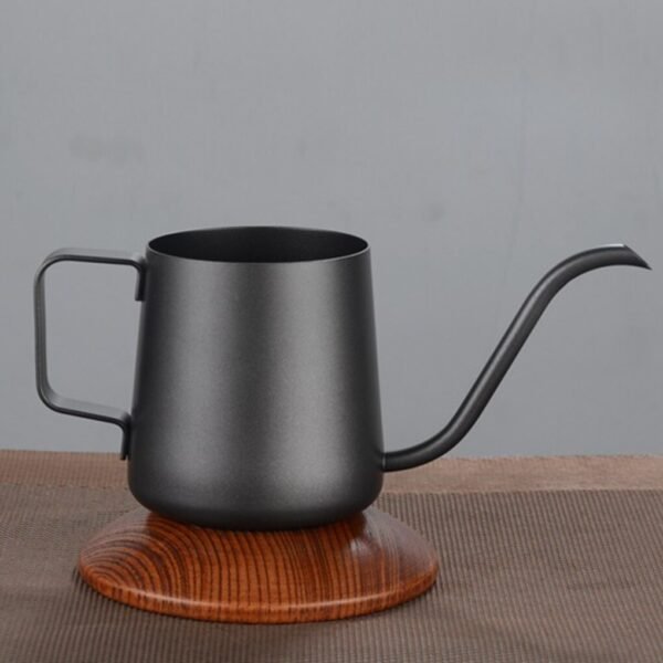 250ml Stainless Steel Narrow Long Outlet Mouth Tea Maker Coffee Pot Gooseneck Tea Pot Home Office Water Kettle - Image 3