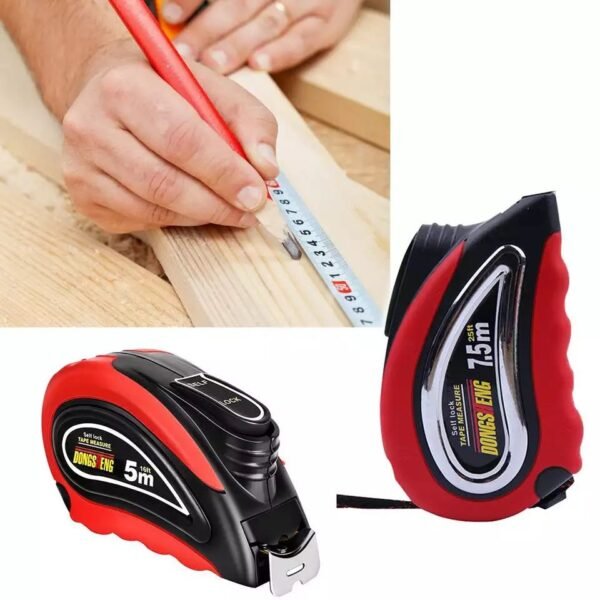 3m 5m 7.5m Tape Measure Retractable Measuring Tape Ruler with Auto-lock System for Construction Craft Contractor Carpenter