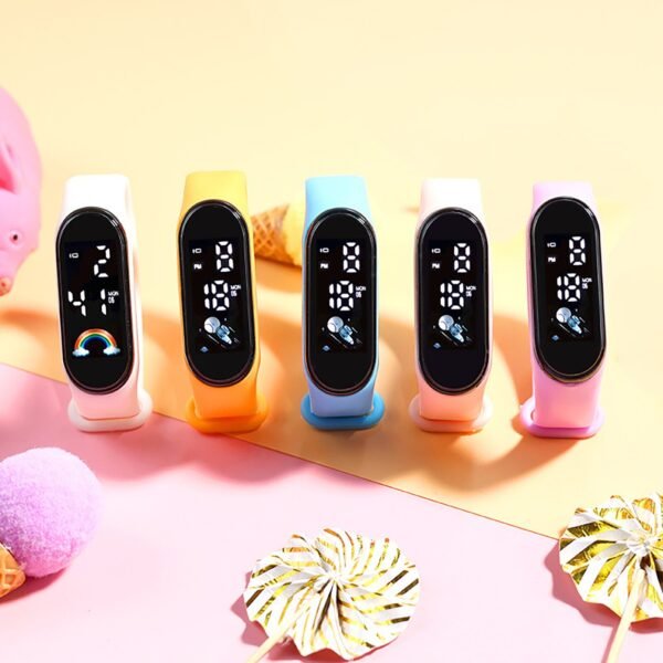 Children's Waterproof Sports Smart Watch Outdoor Silicone Bracelet Electronic Watch Kids Bracelet Digital Watches reloj montre - Image 2