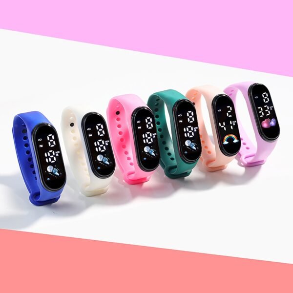 Children's Waterproof Sports Smart Watch Outdoor Silicone Bracelet Electronic Watch Kids Bracelet Digital Watches reloj montre - Image 4