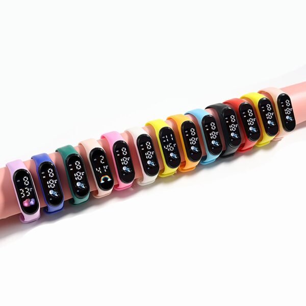 Children's Waterproof Sports Smart Watch Outdoor Silicone Bracelet Electronic Watch Kids Bracelet Digital Watches reloj montre - Image 5