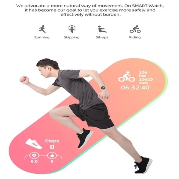 D18 Pro Smart Watch Men Women Bluetooth Fitness Tracker Bracelet Sport Heart Rate Blood Pressure Kids Smartwatch for IOS Android - Image 4