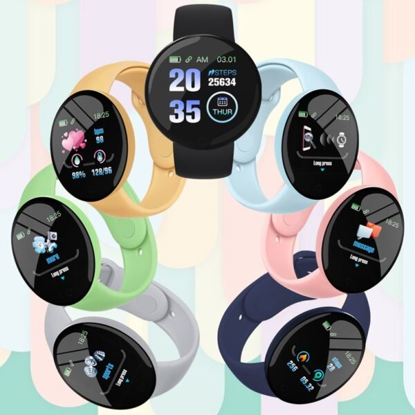 D18 Pro Smart Watch for Xiaomi IOS Men Women Bluetooth Fitness Tracker Sport Bracelet Heart Rate Blood Pressure Kids Smartwatch - Image 4