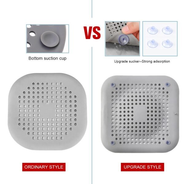 Hair Filter Sink Anti-blocking Strainer Bathtub Shower Floor Drain Stopper Silicone Kitchen Deodorant Plug Bathroom Accessories - Image 3