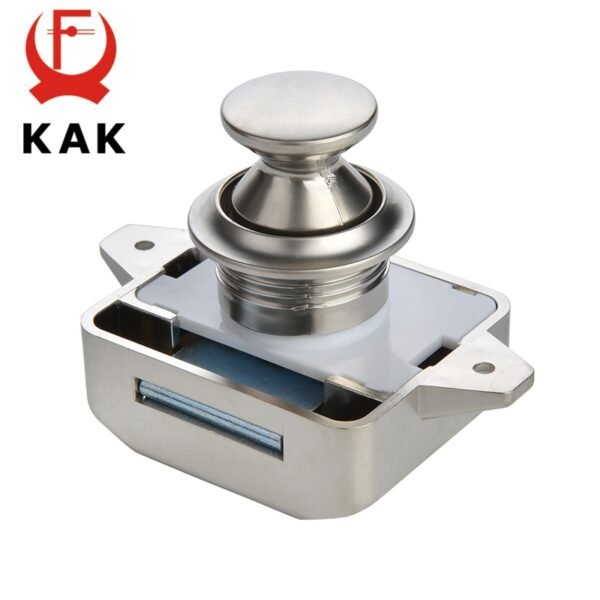 KAK 10pcs Camper Car Push Lock RV Caravan Boat Motor Home Cabinet Drawer Latch Button Locks Furniture Door Lock Hardware - Image 3