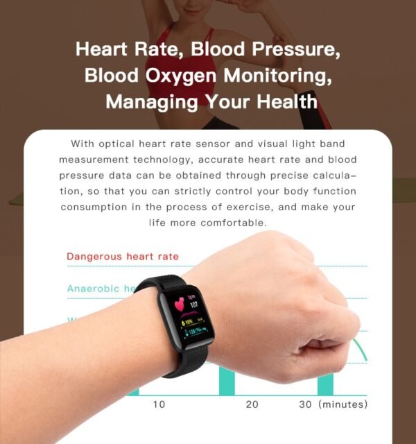 Kids Smart Watch Waterproof Fitness Sport LED Digital Electronics Watches for Children Boys Girls Students 8-15 years old watch - Image 5