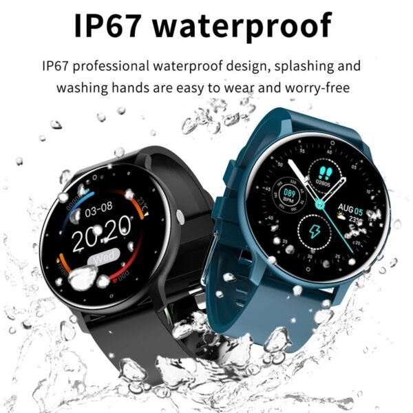 LIGE 2022 New Smart Watch Men Full Touch Screen Sport Fitness Watch IP67 Waterproof Bluetooth For Android ios smartwatch Men box - Image 3