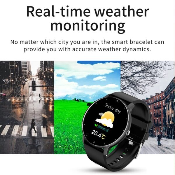 LIGE 2022 New Smart Watch Men Full Touch Screen Sport Fitness Watch IP67 Waterproof Bluetooth For Android ios smartwatch Men box - Image 4