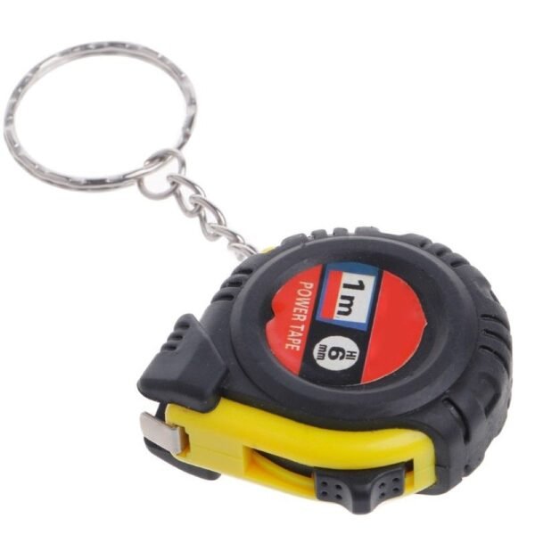Measure Tape Keychain Roulette Retractable Measuring Tool Construction Instument Pocket Centimeter Woodworking Ruler Roll Tape - Image 5