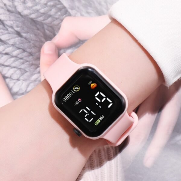 New Electronic Wrist Watch LED Digital Smart sport watch Luminous Square Dial Kids wristwatch for Children Birthday Gift - Image 3