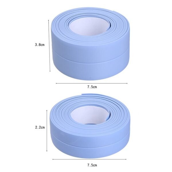 Sealing Caulk Strip Tape PVC Self adhesive Waterproof Shower Sink Bath Edge Wall Sticker For Kitchen Bathroom Bathtub Floor - Image 4