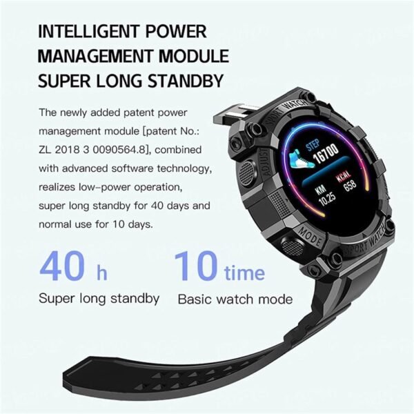 Smartwatch Men Android FD68S Camera Heart Rate Sports Tracker Smart Watches For Iphone Samsung Xiaomi Huawei Phone Watch - Image 3