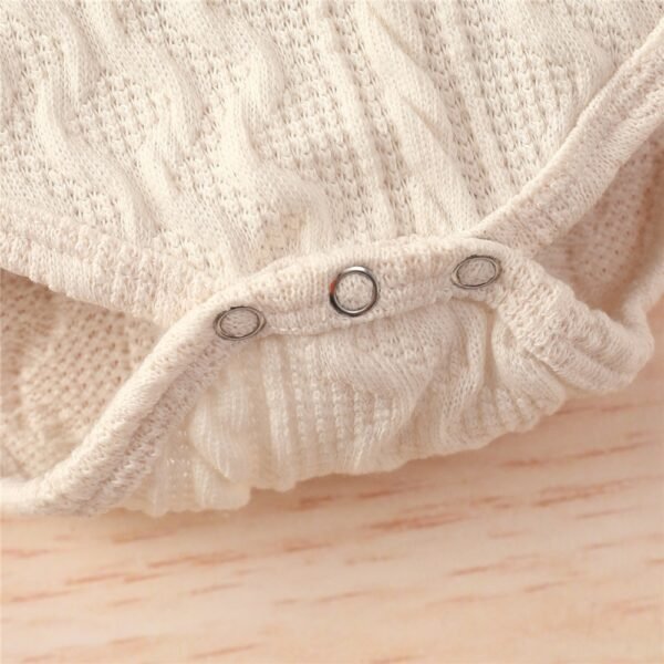 4 Colors Newborn Baby Knitted Warm 2Pcs Suit Toddler Girl Boy Long Sleeve Romper Tops Pants Fall Winter Homewear 2021 - Image 4