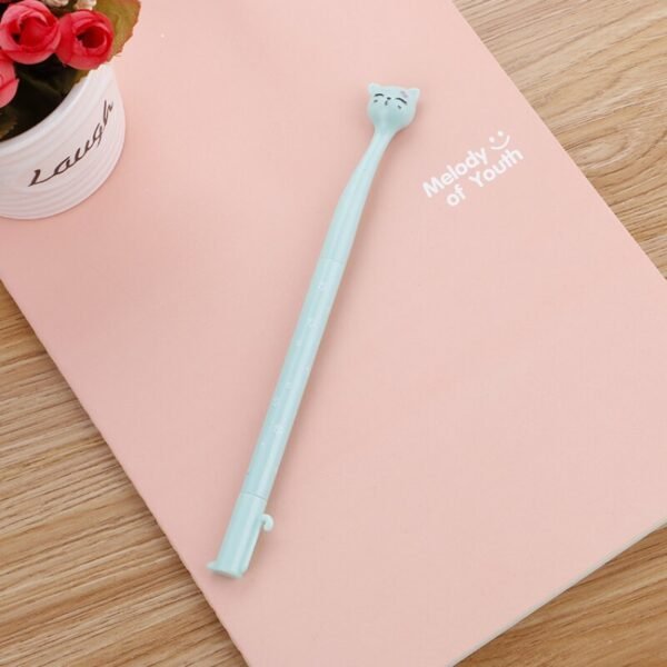 0.5mm Black Ink Kawaii Tall Cat Gel Pen Cute Creative Cartoon Writing Handles Pens Office Stationery Students School Supplies - Image 4