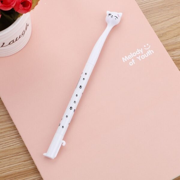 0.5mm Black Ink Kawaii Tall Cat Gel Pen Cute Creative Cartoon Writing Handles Pens Office Stationery Students School Supplies - Image 5
