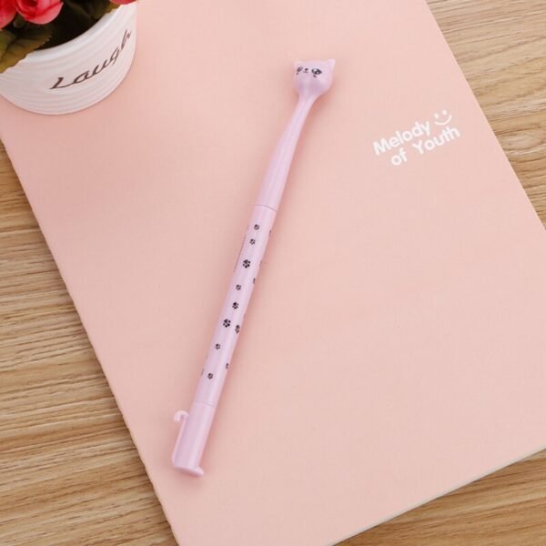 0.5mm Black Ink Kawaii Tall Cat Gel Pen Cute Creative Cartoon Writing Handles Pens Office Stationery Students School Supplies - Image 6