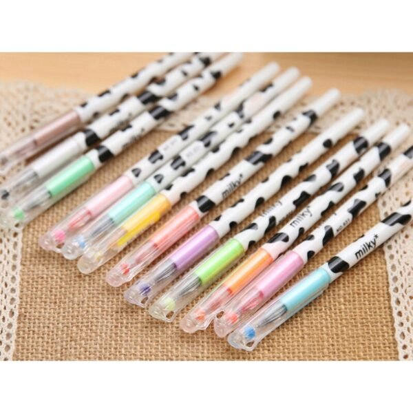 1pcs Colors Straight Liquid Gel Pen Quick-drying Large-capacity Colorful Gel Pens 0.38mm Rollerball Pens School Stationery - Image 5