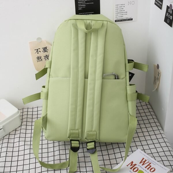 5 Piece Set School Bags For Teenage Girls Women Backpack Canvas Travel Bagpack Women Notebook Bookbags Teen Student Schoolbag - Image 5