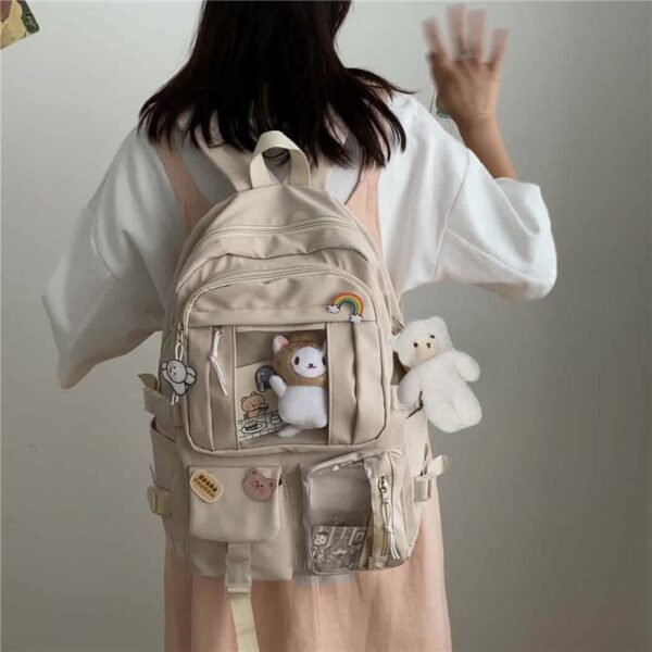 Kids Student School Backpack Large Capacity 3d Plush Bear Cute Kawaii School Bag For Adolescent Girls And Boys Backpack