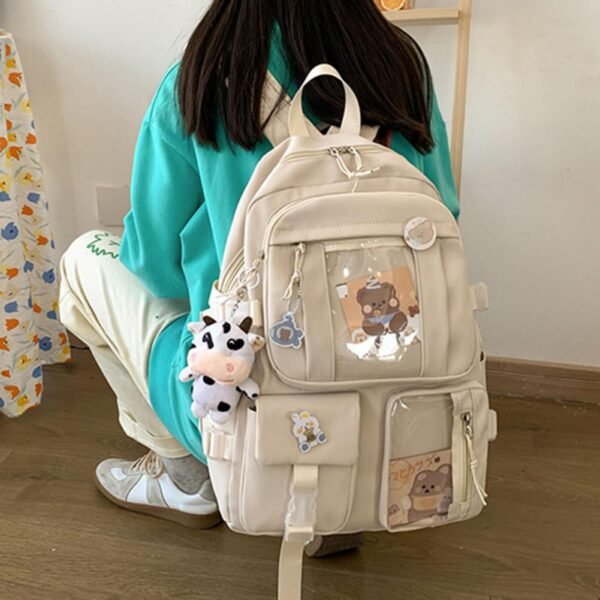 Laptop Backpack Popular Wear-resistant Water Resistant for College School Students School Bag Teen Girls Backpack - Image 2