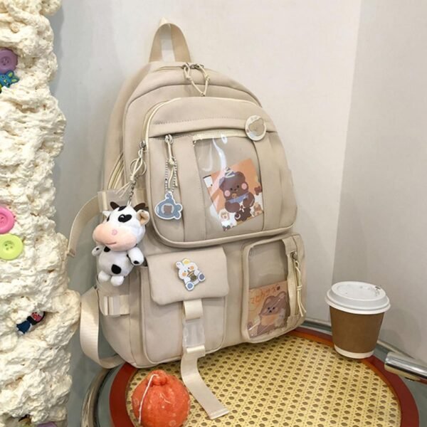 Laptop Backpack Popular Wear-resistant Water Resistant for College School Students School Bag Teen Girls Backpack - Image 3