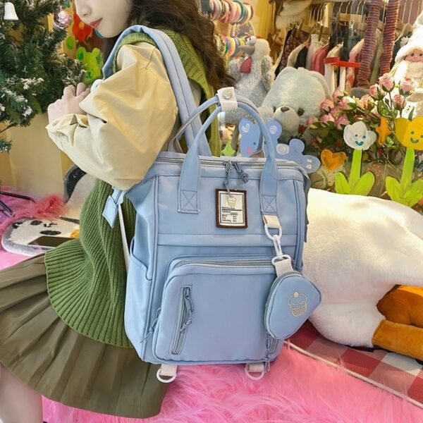 Teenage School Bag For Girls Backpack Women Printing Bookbags Middle Student Schoolbag Large Capacity Laptop Nylon Backpack - Image 3