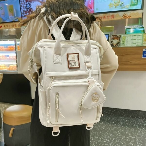 Teenage School Bag For Girls Backpack Women Printing Bookbags Middle Student Schoolbag Large Capacity Laptop Nylon Backpack