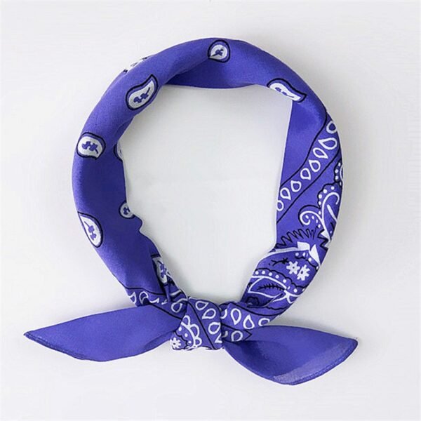 Unisex Cotton Blend Hip Hop Bandana Headwear Hair Band Scarf Neck Wrist Wrap Band Magic Head Square Scarf - Image 2