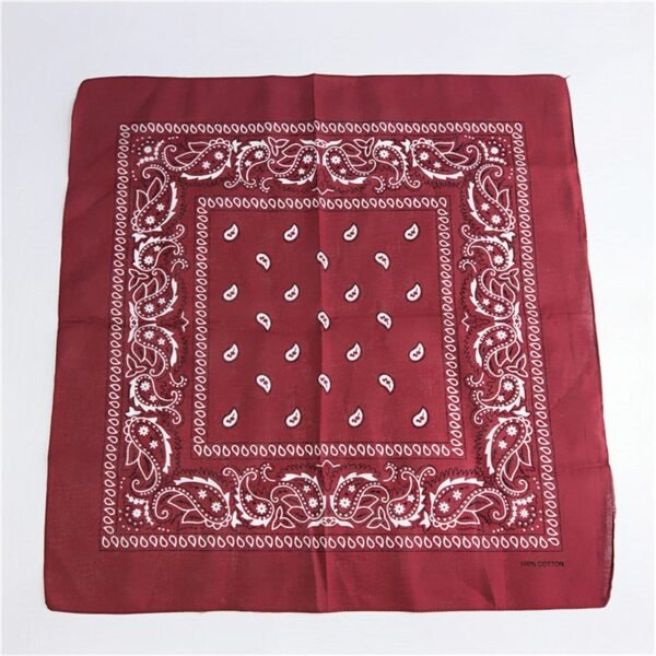 Unisex Cotton Blend Hip Hop Bandana Headwear Hair Band Scarf Neck Wrist Wrap Band Magic Head Square Scarf - Image 4